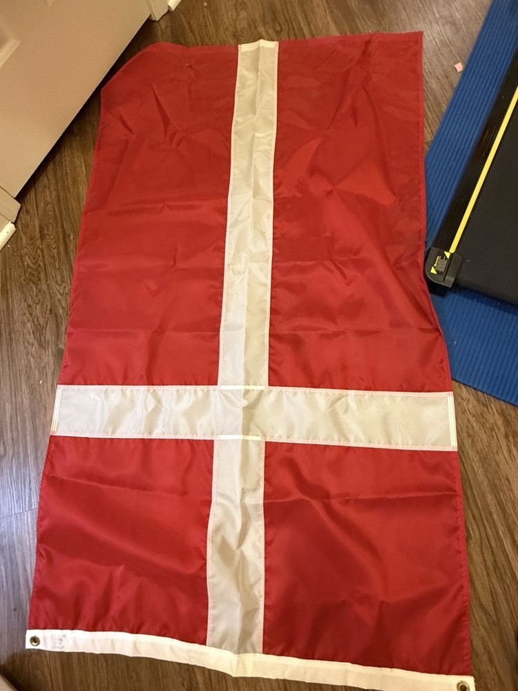 Vintage Denmark Flag