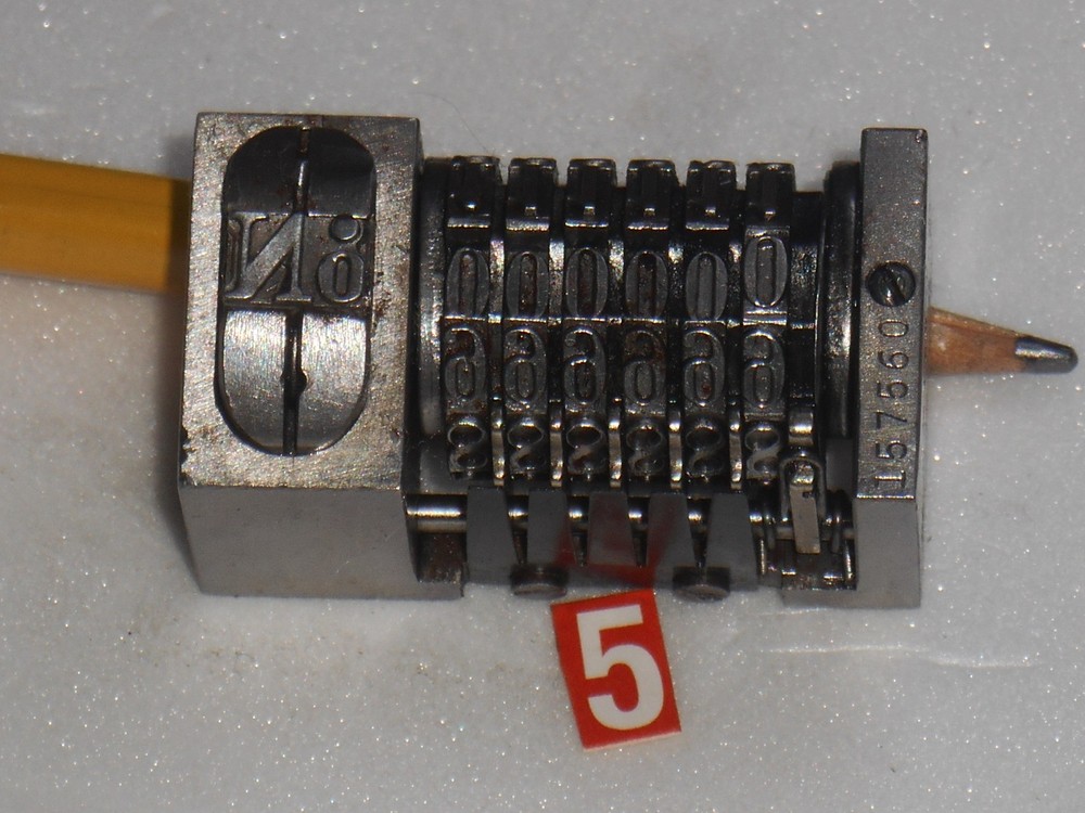 WETTER | letterpress numbering machine | 5