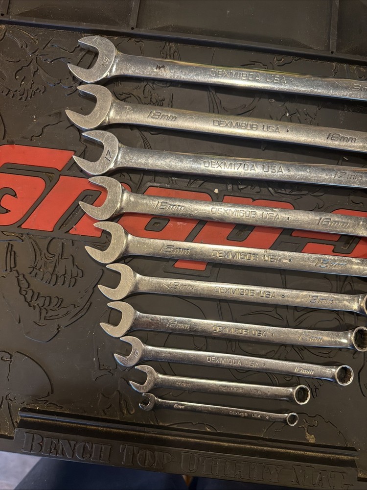 Snap On Oex Snap On Metric Wrenches 10pc Read Description