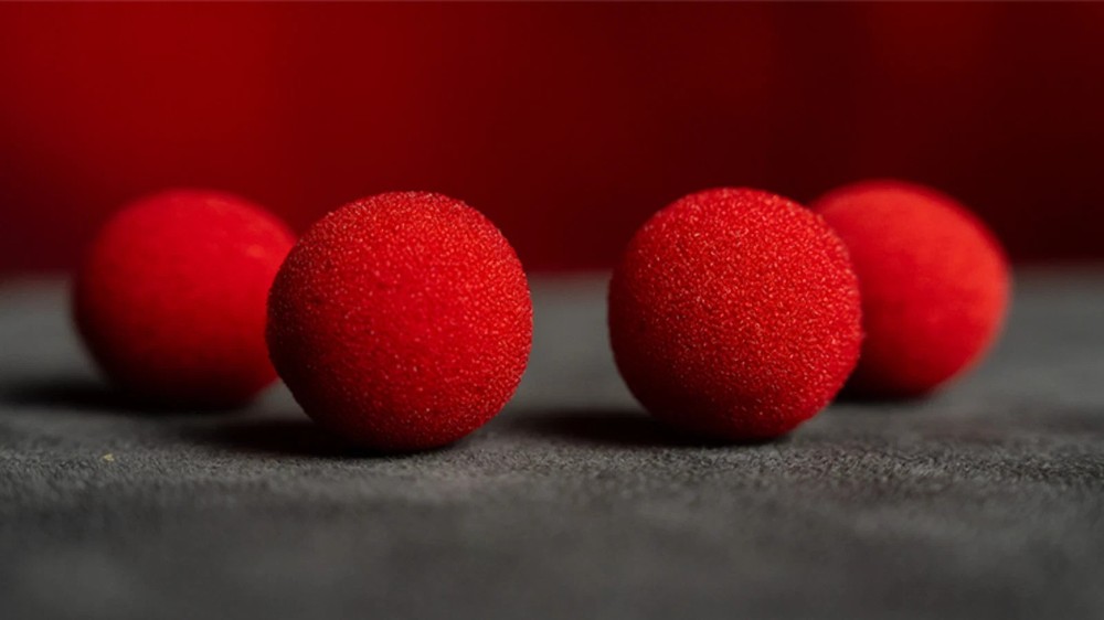 Magic Sponge Balls 50PK RED 1.5" by Murphy's Magic