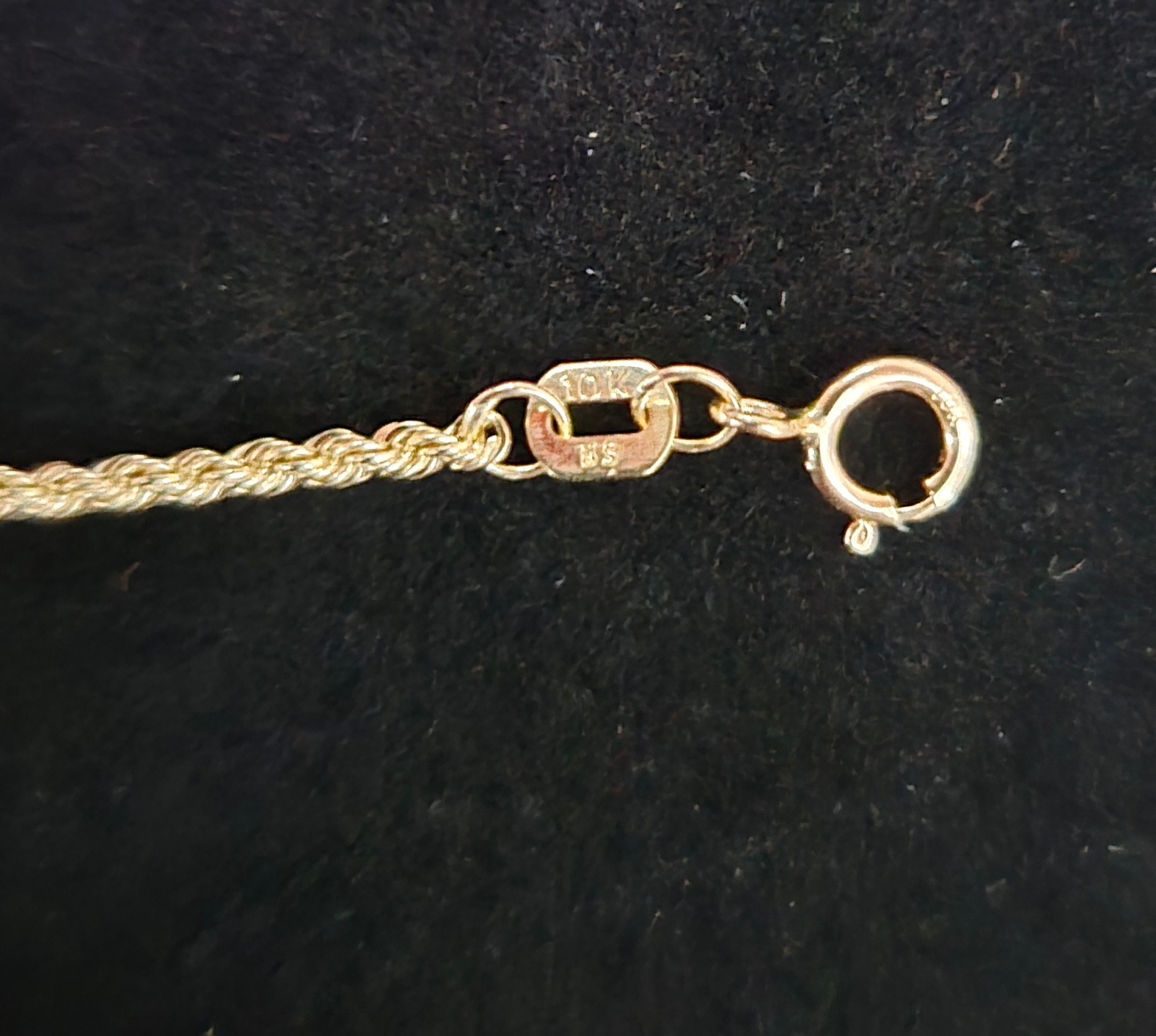 10K Gold 1.5mm Diamond Cut Rope Link Bracelet, 6in, 6.5in, 7in Italy