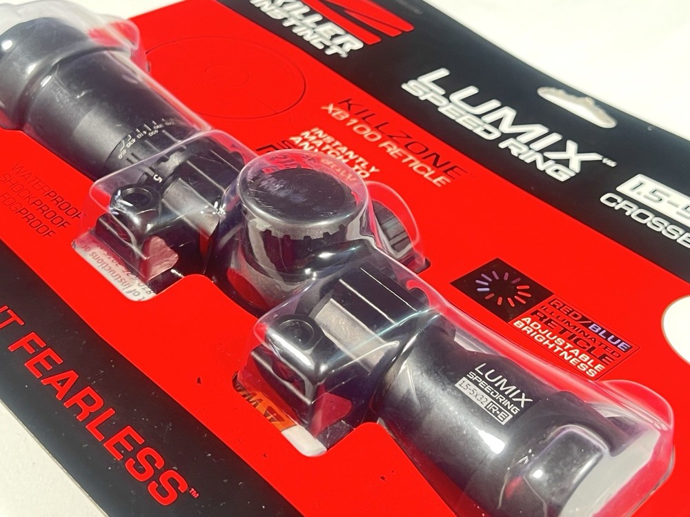 Killer Instinct Lumix Speed Ring 1.5-5x32 IR-E 30mm Crossbow Scope New