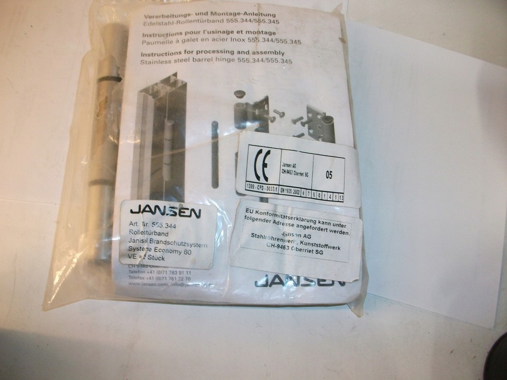 Jansen, Roller Door Hinge, 555,344