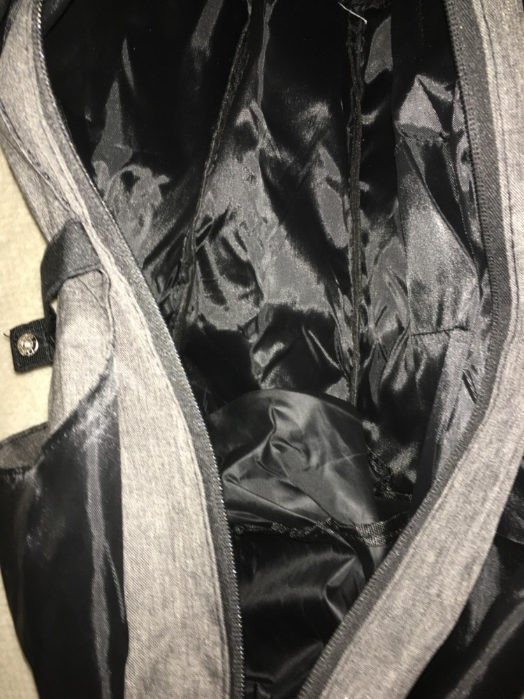 Dark grey 2 piece Gym bag