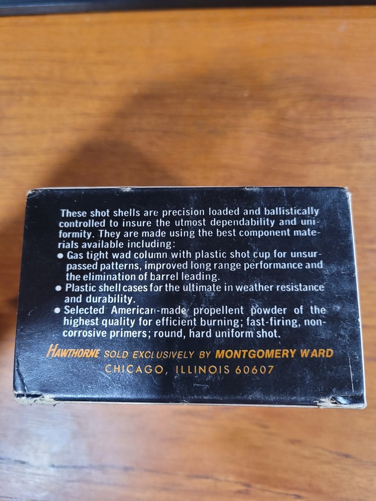 Wards Hawthorne Long Range 16 Gauge Shotgun Shell (Empty Box)