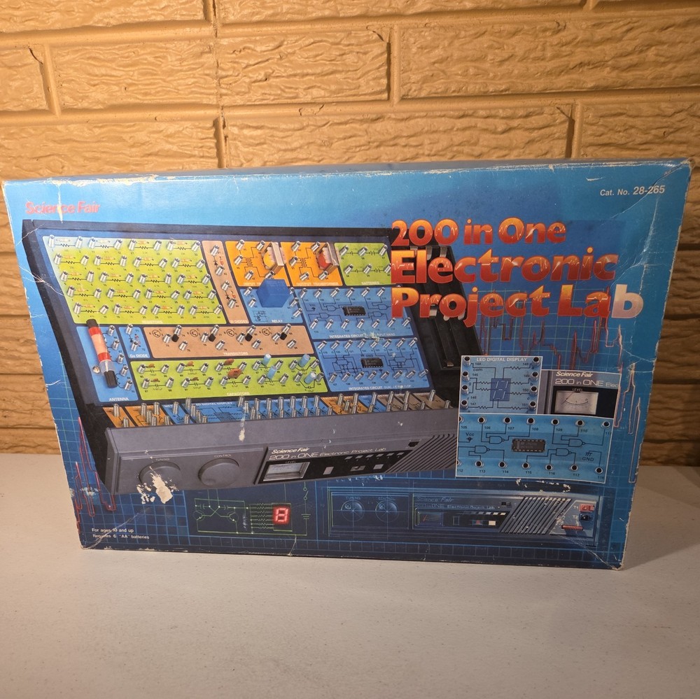 Science Fair 28-265 200 In One Electronic Project Lab