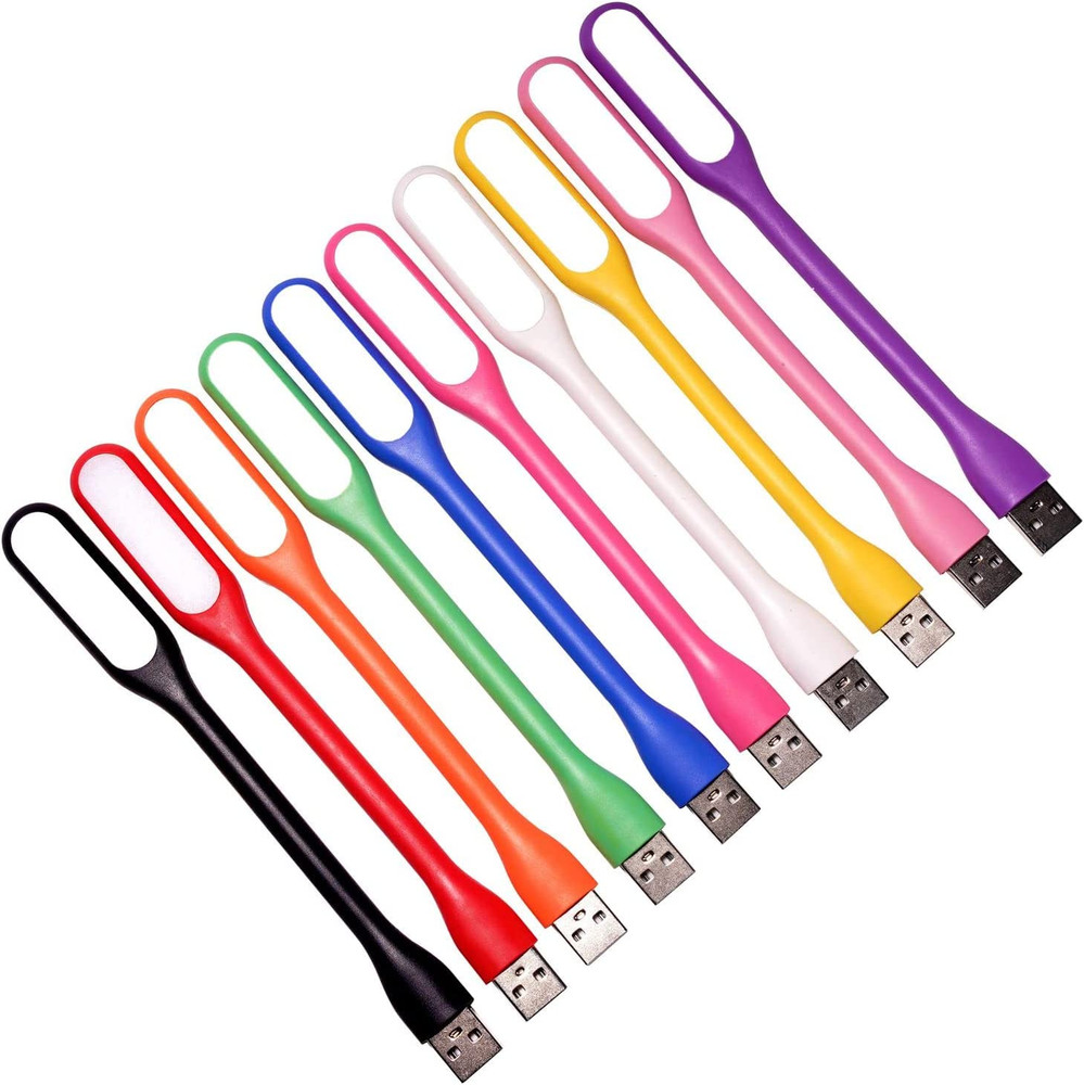 Mini USB Light For Keyboard Flexible USB Laptop Light Adjustable USB Lamp 10Pack