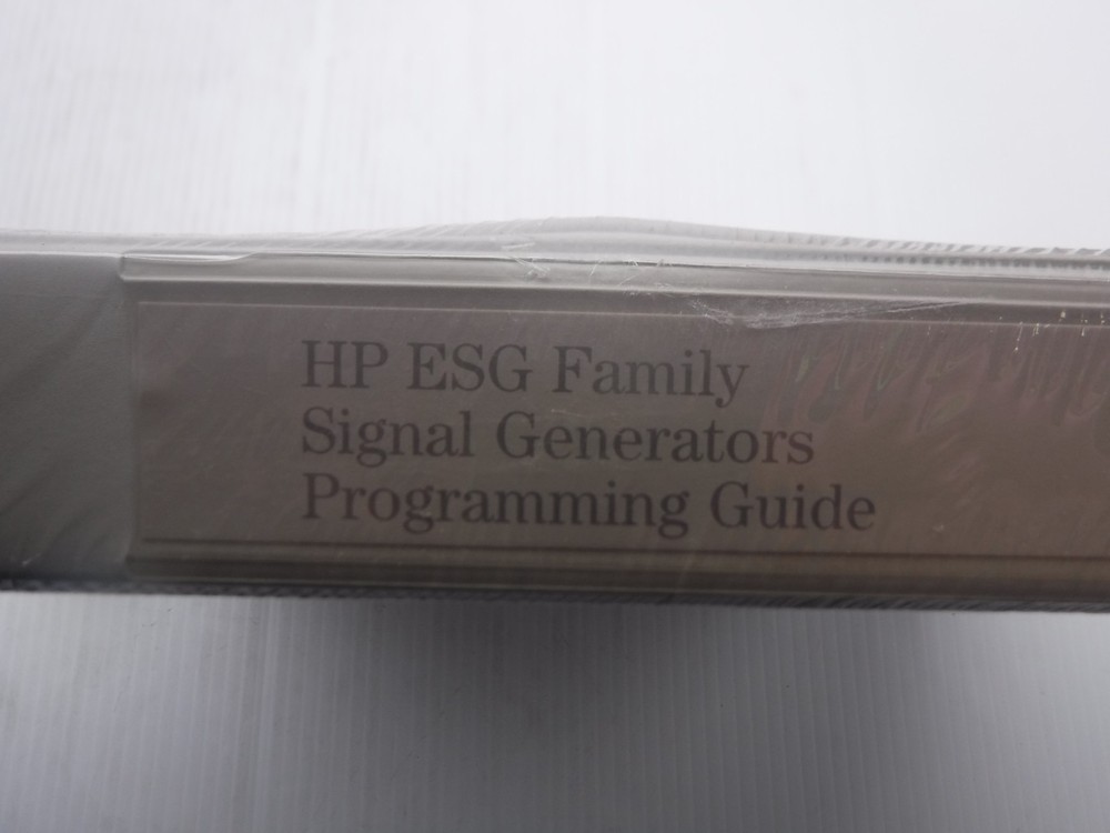 HP ESG Family Generators Programming Guide E4400-90324
