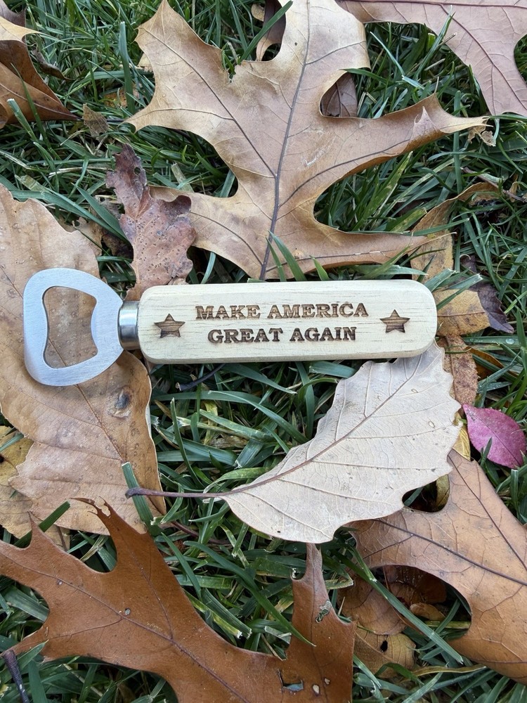 MAGA Wooden Bottle Opener - Trump - Gift