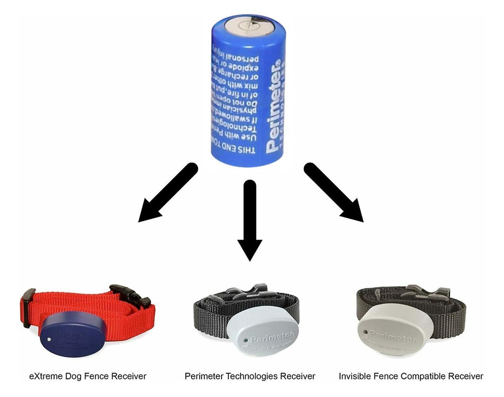 Perimeter Technologies 6-Volt Lithium Dog Collar Battery PRB-003 PWB-003 2 Pack