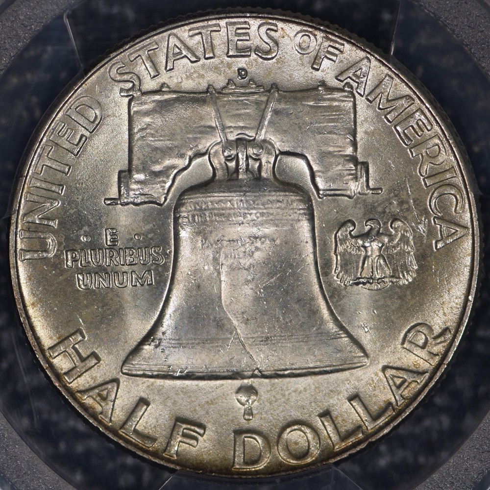 1962-D Franklin Half Dollar 50c PCGS MS65 FBL - Nice GEM+!