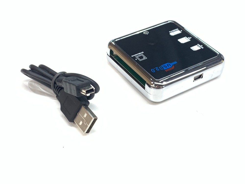 NewLink Card Reader Writer All-In-1 USB Universal Multi Card Adapter Slim