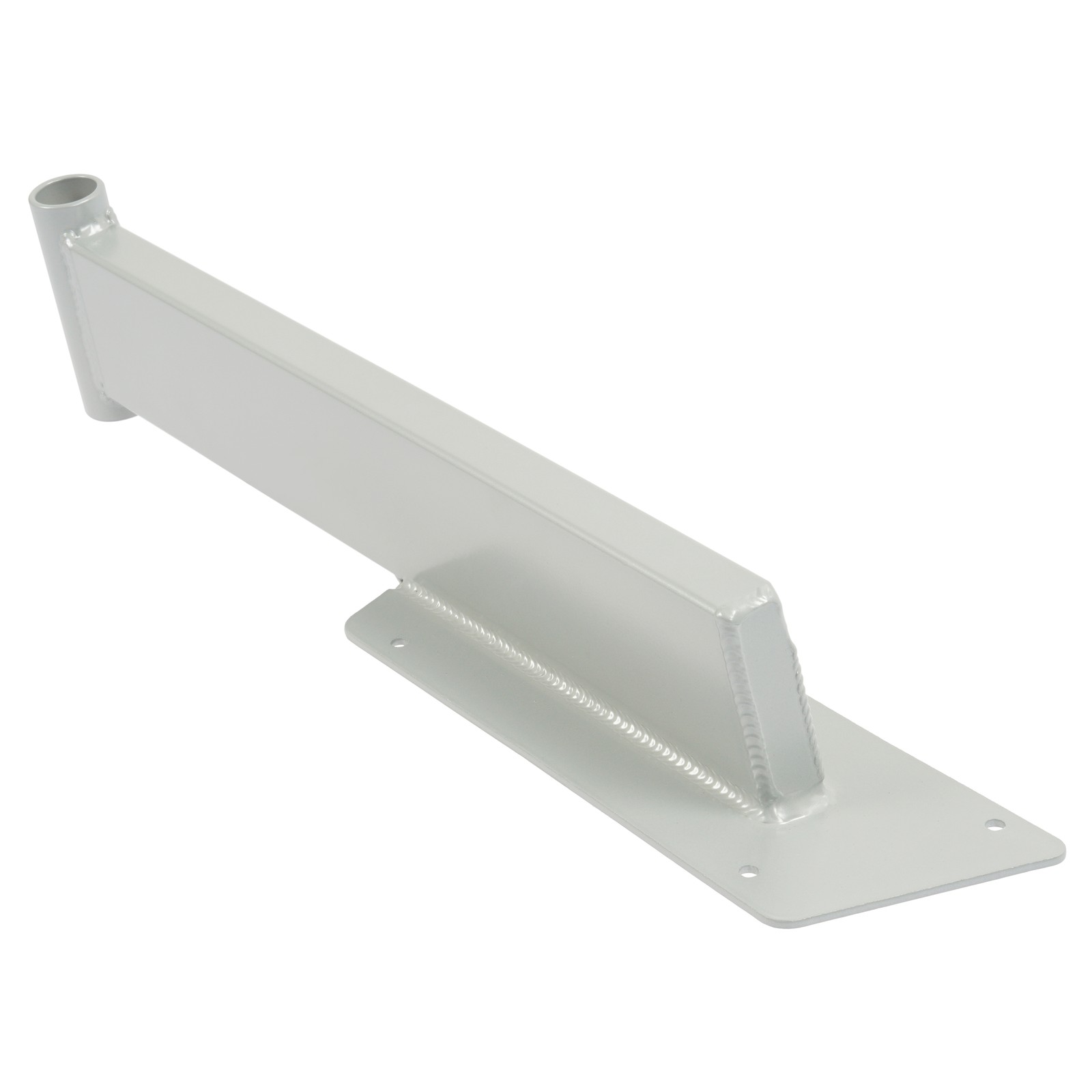 Right Boat Trolling Motor Mount For Gheenoe W/ Handle Nose Cap Silvery Aluminium