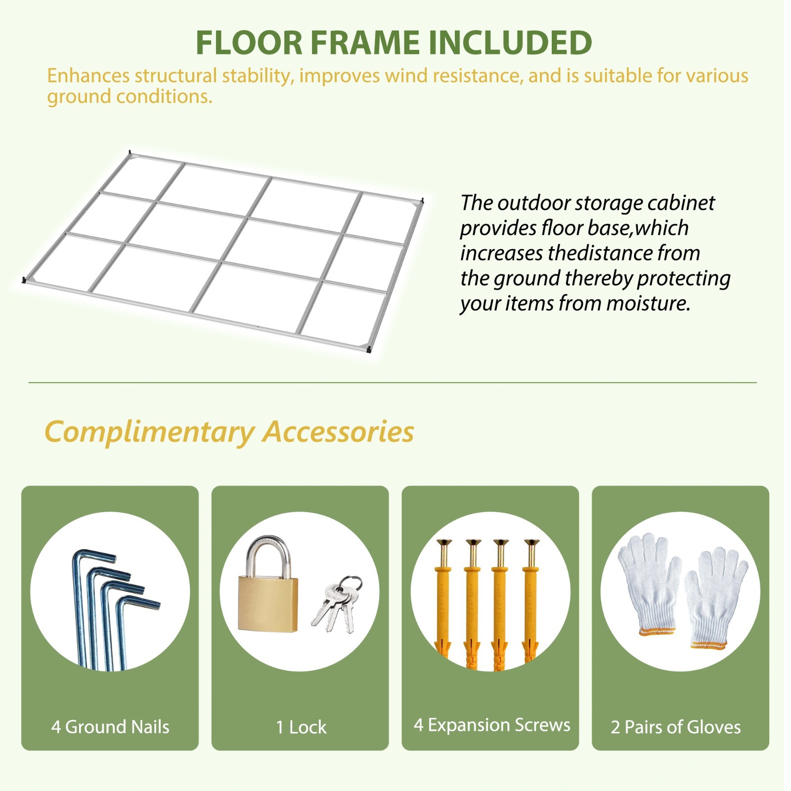 12'x10' Metal Outdoor Storage Shed Heavy Duty Garden Shed w/ Floor Kit & Window