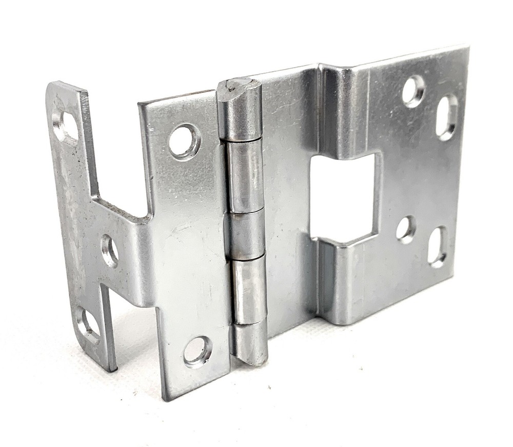 🌟(2 Pack) RPC Institutional 5-Knuckle Overlay Hinge, 13/16" Thick Door, Chrome