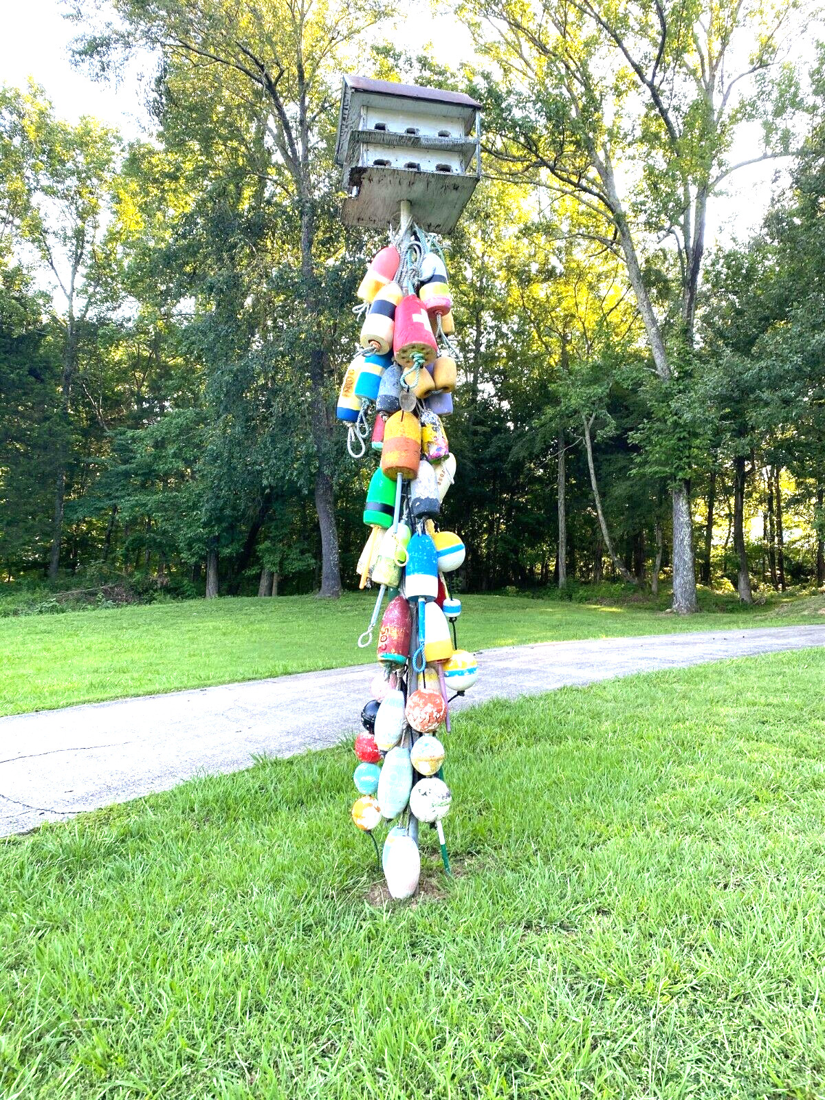 FREE SHIP 193 Maine Lobster BUOY nautical pot bouy float shore crab Lake CAPE