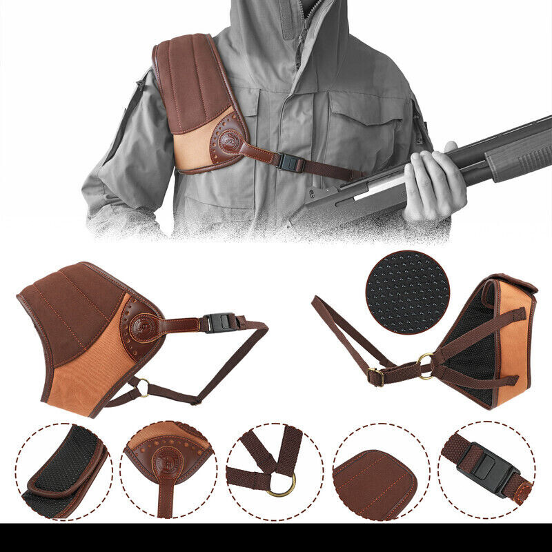 Tourbon Target Shooting Recoil Pad Shoulder Shield Protection for Rifle Shotgun