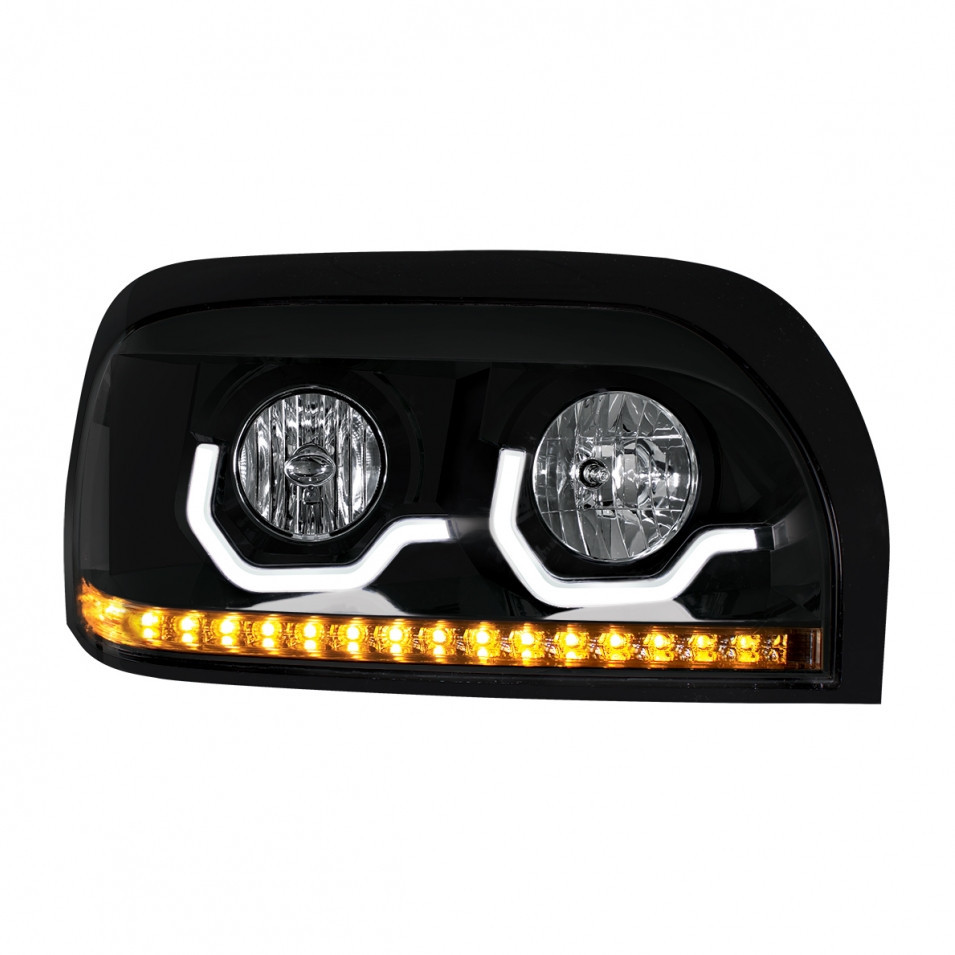 Freightliner Century "Blackout" Projection LED Headlight - Passenger Side