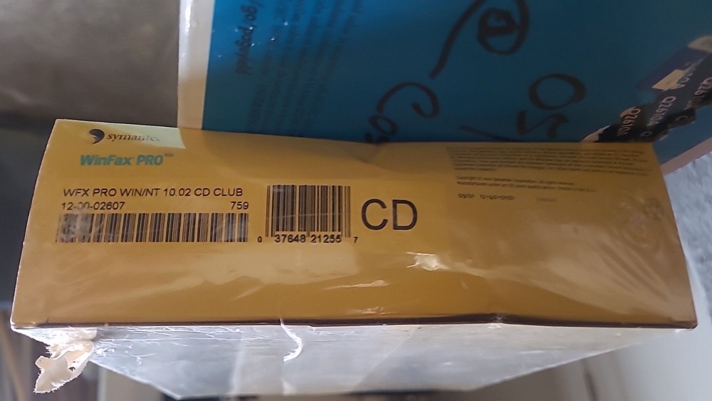 Symantec WinFax Pro 10.0 Fax Software Program app for Windows. New-Sealed Box