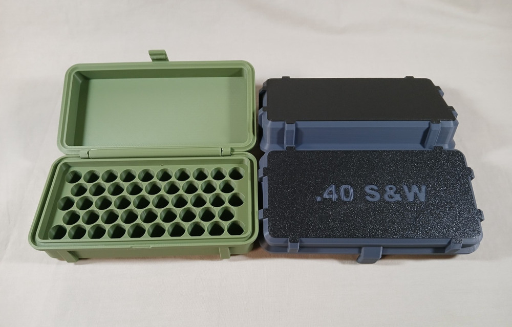 40 S&W Ammo Box 48 Round Ammo Storage