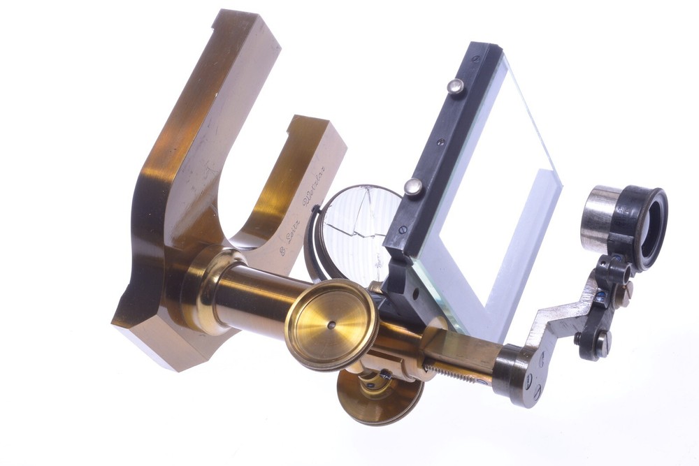 ✅ LEITZ, LEICA ANTIQUE SECTION DISSECTING MICROSCOPE *RARE* C.1910 CASE & KEY