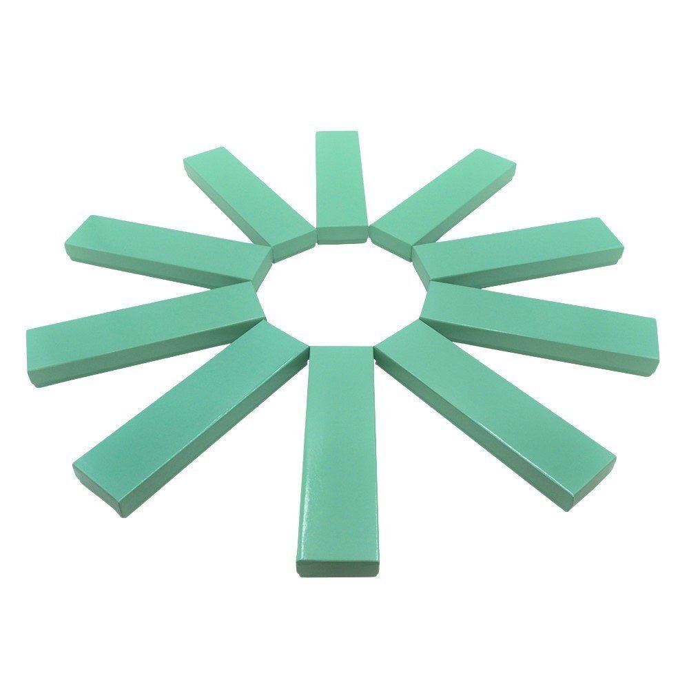 CuteBox Glossy Teal Blue Cotton Filled Boxes 100pcs