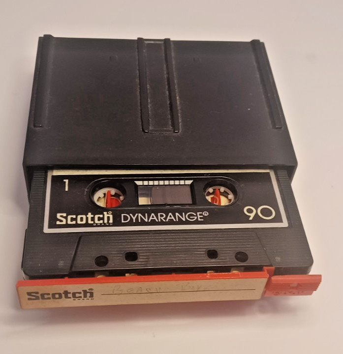 Vintage 3M Scotch CBOX Push-button Auto Eject Storage 2 Drawers w/2 Cassettes