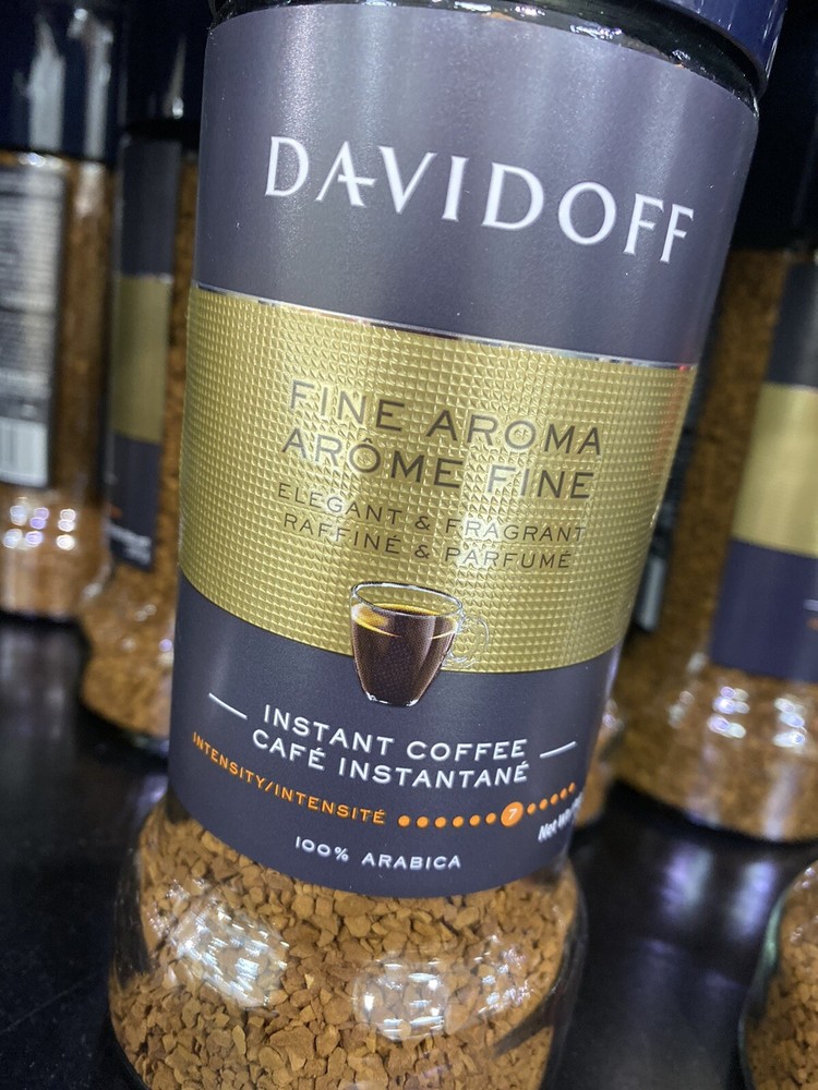 Lot 2 DAVIDOFF FINE AROMA INSTANT Coffee,100g Each