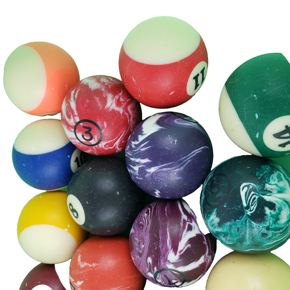 Vintage Pool Balls & Rack