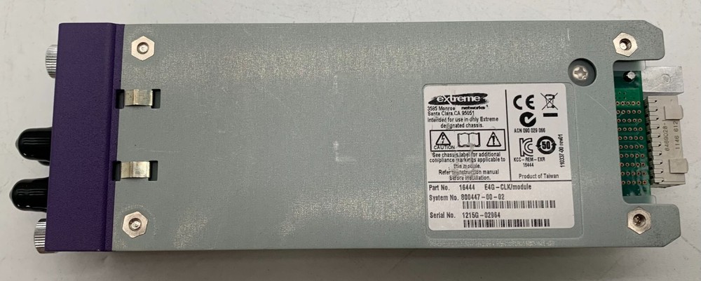 EXTREME NETWORKS E4G-CLK/MODULE E4G-200 16444 CELL SITE MODULE
