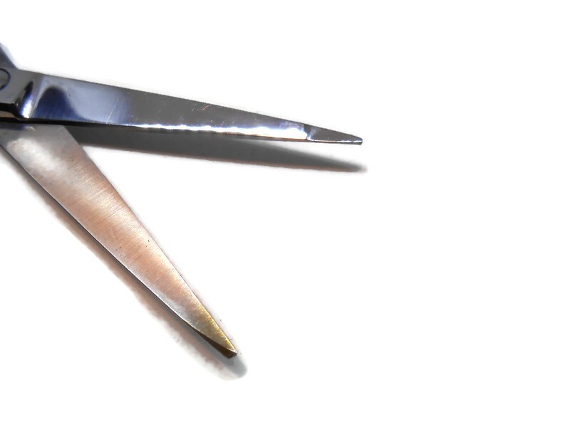 Embroidery Scissors With Offset Handles Fine Points 5" Long USA Made