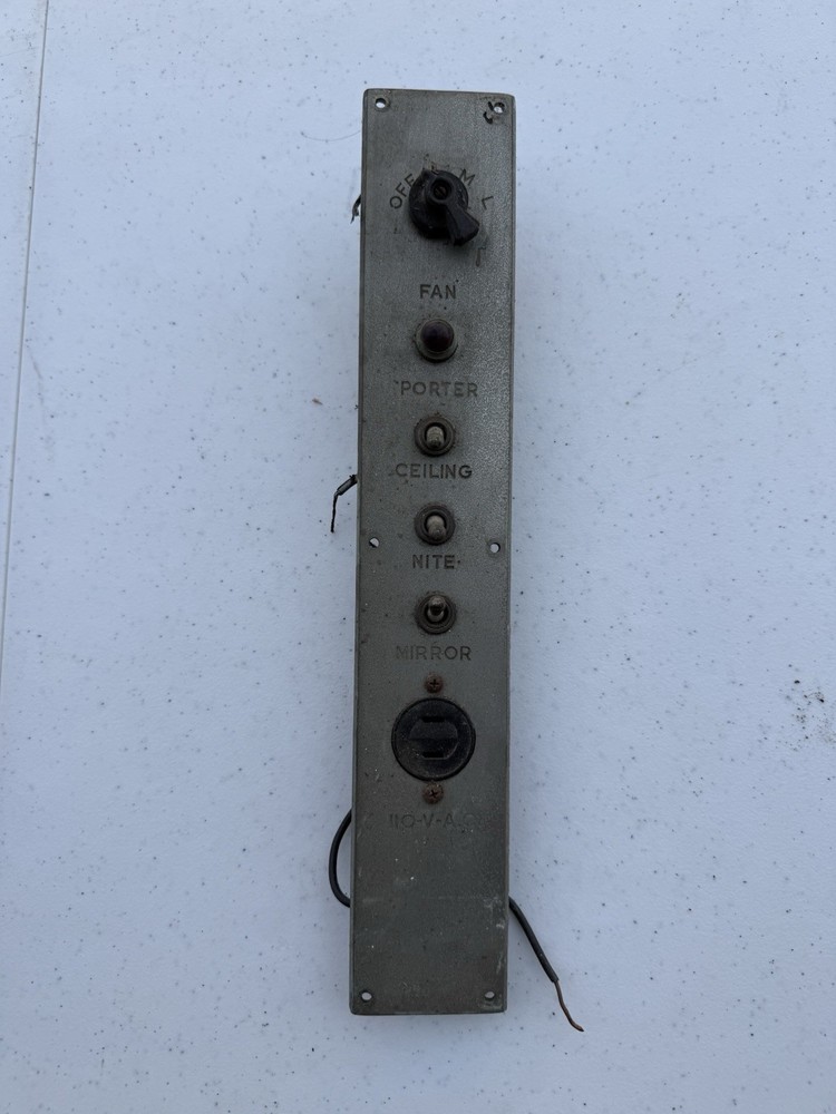 Antique Elevator Heat Control Panel Porter Call Button Ceiling Restoration