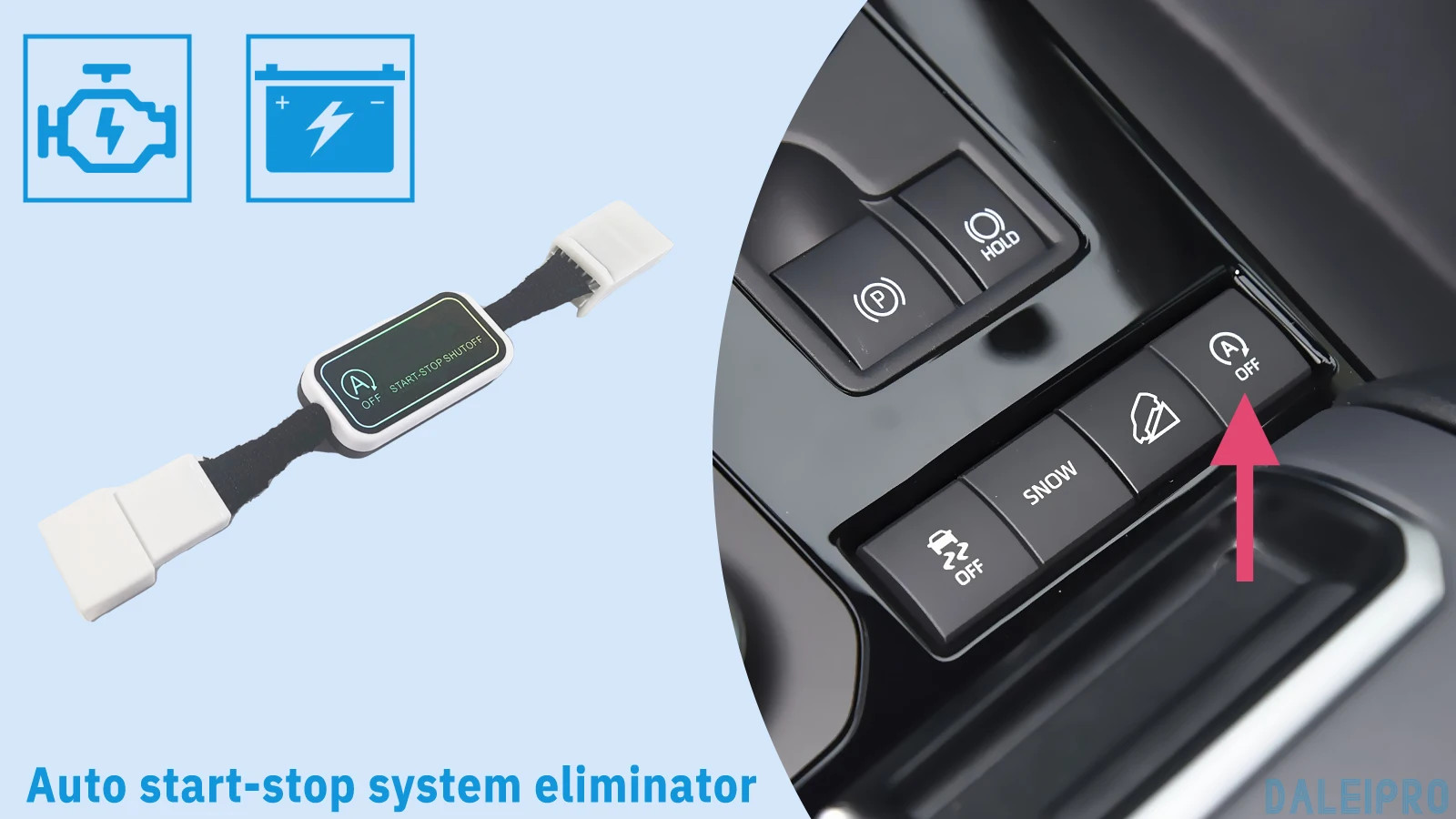 Auto Disable Start Stop Eliminator Adaptor For Tundra/Highlander/Tacoma/4Runner