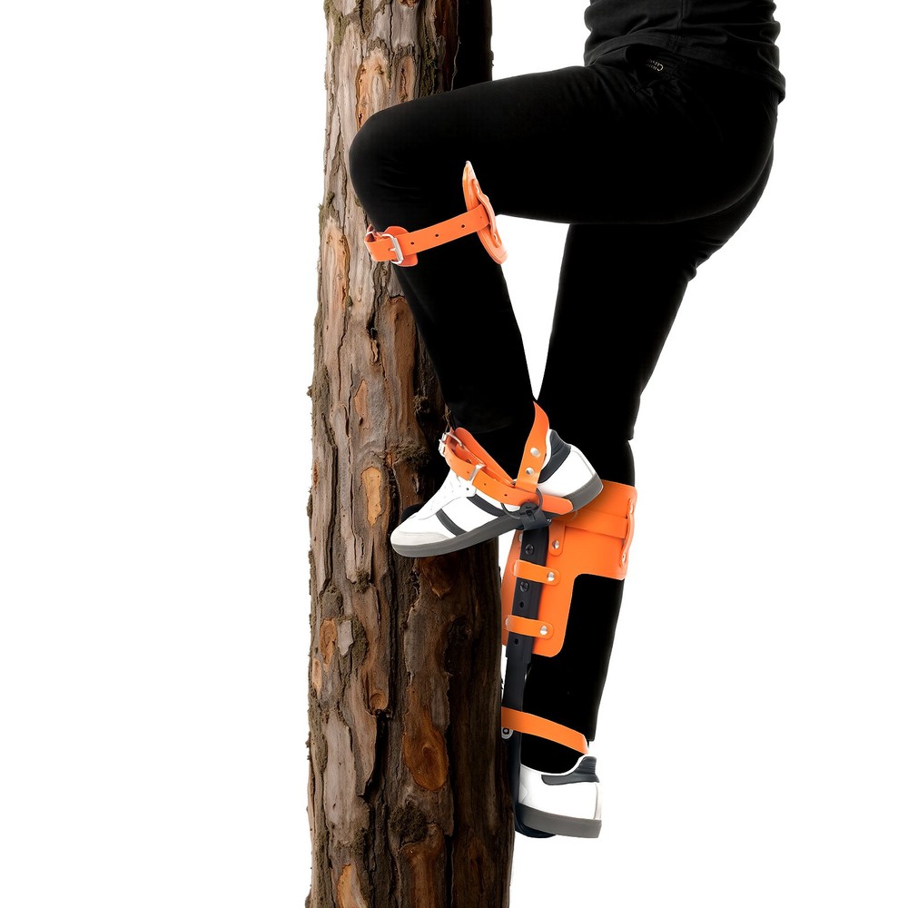 Tree Climbing Spike Set Pole Climbing Spurs Climber Gaffs+Strap Adjustable 100kg