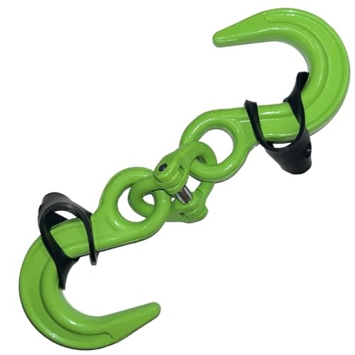 Quick RIG Heavy Duty Forged 7" Double Hook & Shackle for Fast Strap Chain