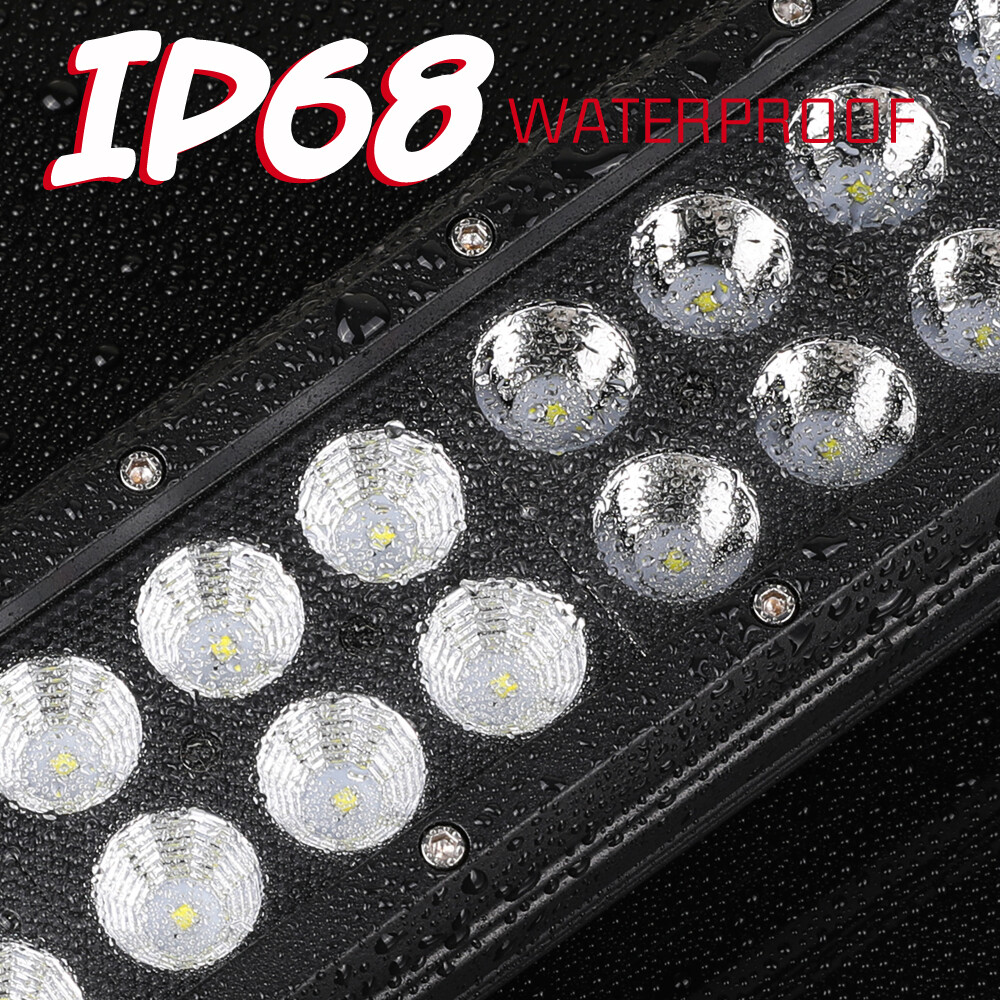 12" Inch LED Light Bar Spot Flood Combo Work Driving Off Road SUV ATV Truck UTV