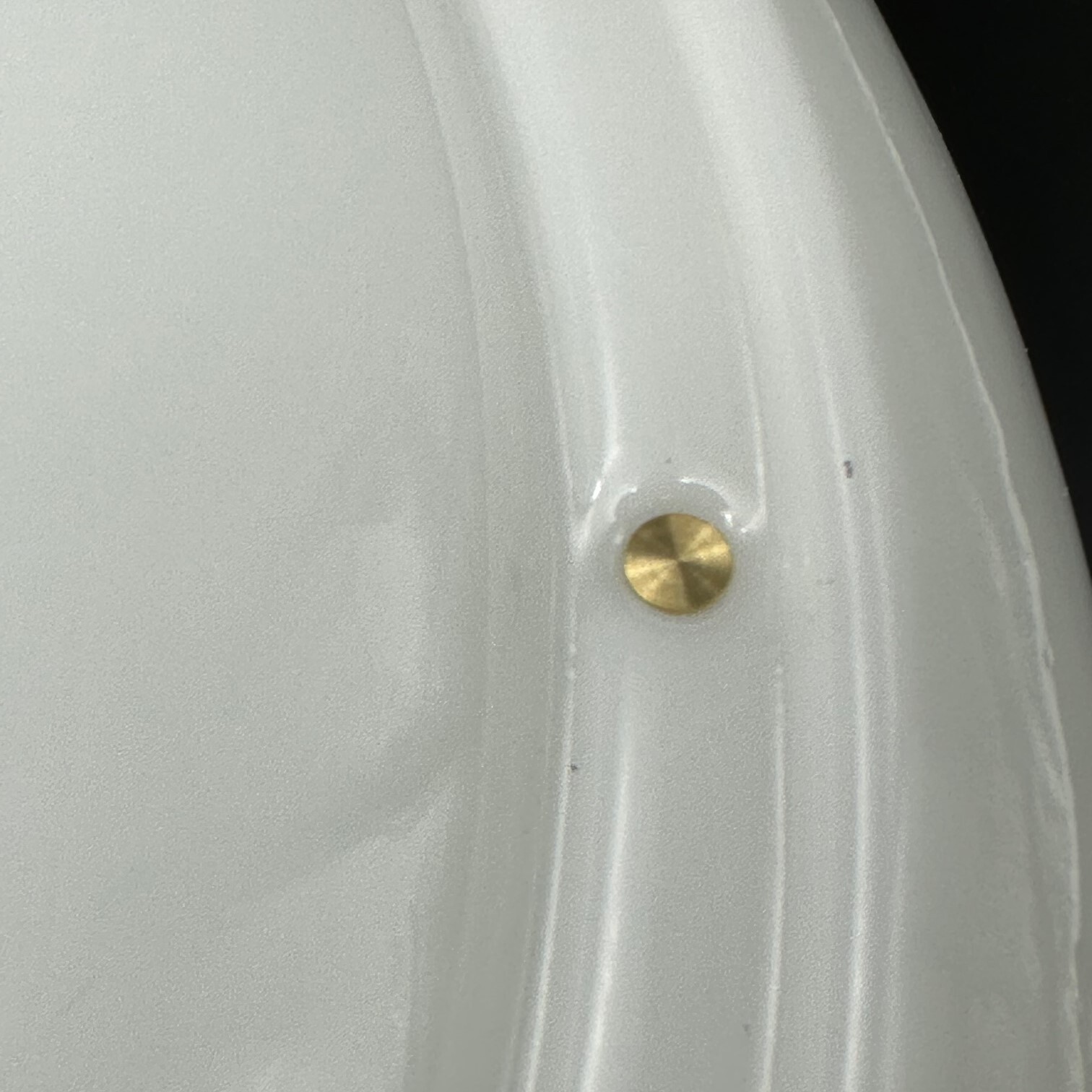 13.5" Milk Glass Gas Pump Globe Body - Wide Body - 5 3/4" Wide