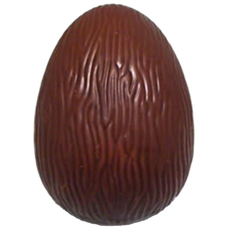 Ridged Chocolate Easter Egg Over Sized Statue Display Holiday Resin Prop Decor