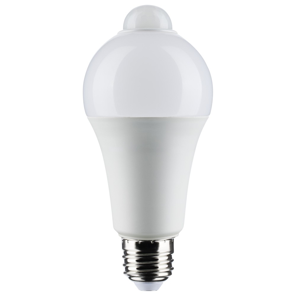 Motion Sensor Activated Light Bulb LED 120V 12W =75W A19 E26 5000K Natural Light