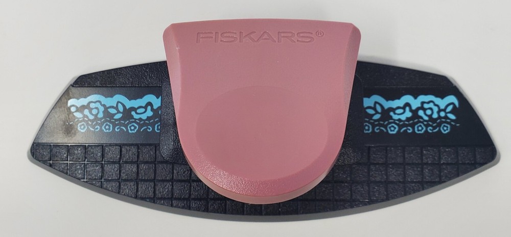 Fiskar Paper Edge Punch - Set/3 Scrapbooking Craft Card Making EUC