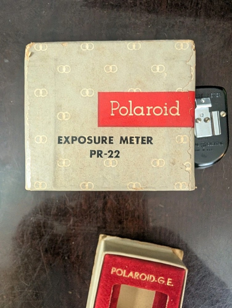 Polaroid PR-22 Exposure Meter w/ Original Box Vintage Untested
