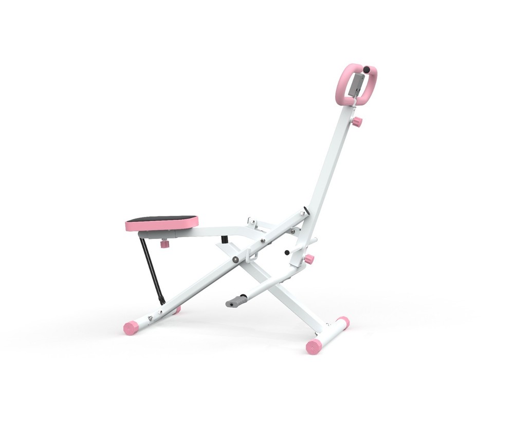 Squat Machine,Assist Trainer for Glutes Workout Foldable with Resistance Bands