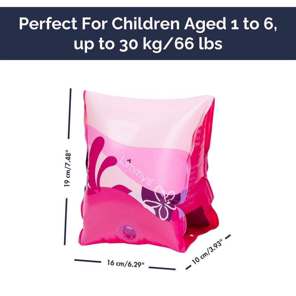 Limmys Premium Kids Floaties – Safe & Comfortable Arm Floaties for Toddlers a...