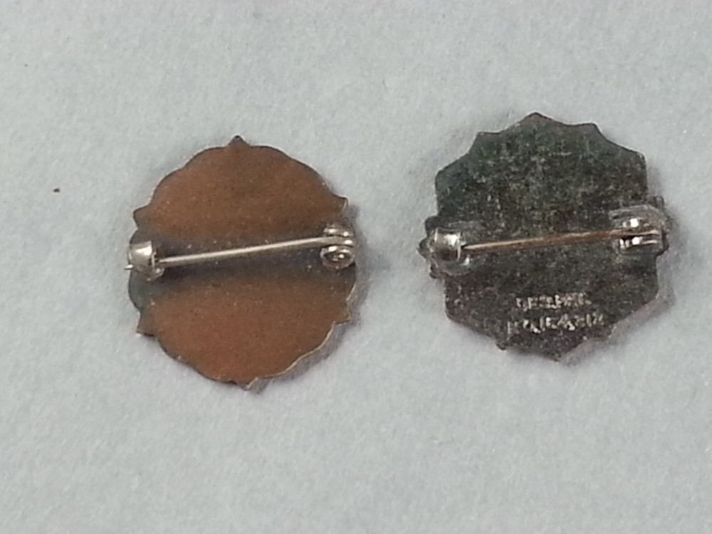 2 Piece Methodist Church School Pin Cross