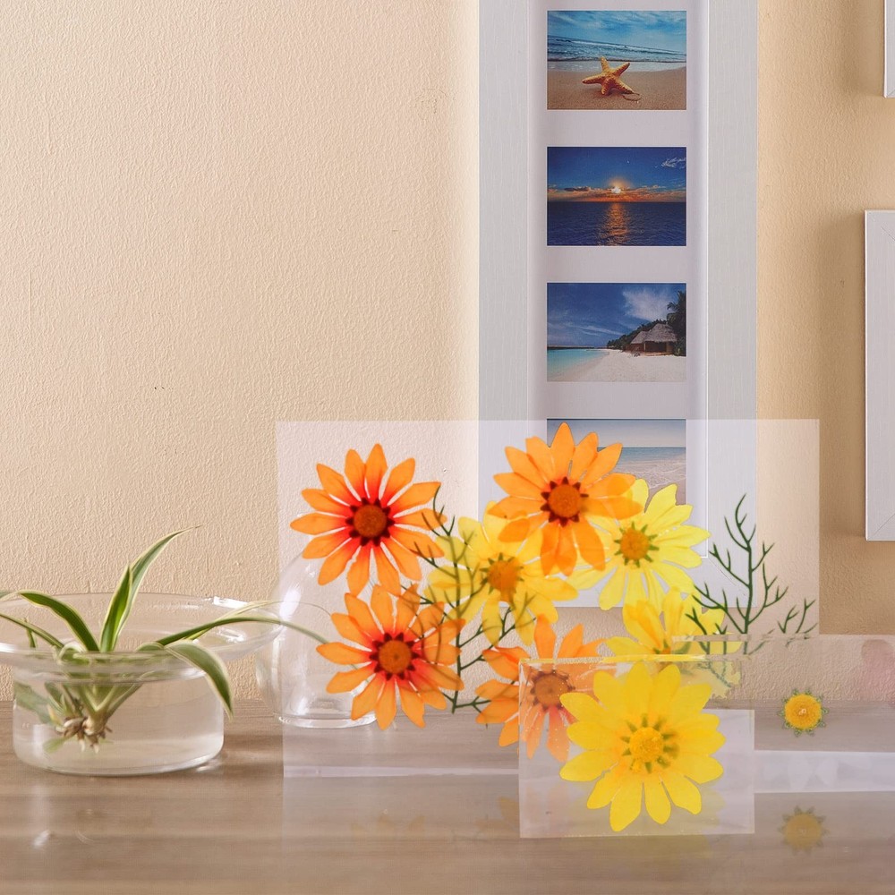 3 Pcs Rectangular Silicone Molds for Resin, Large Resin Mold Glossy Deep Square