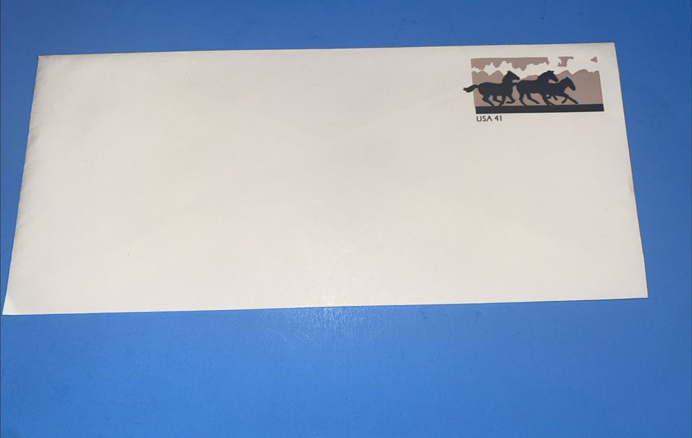 U662 HORSES  41c   ENVELOPE  2007