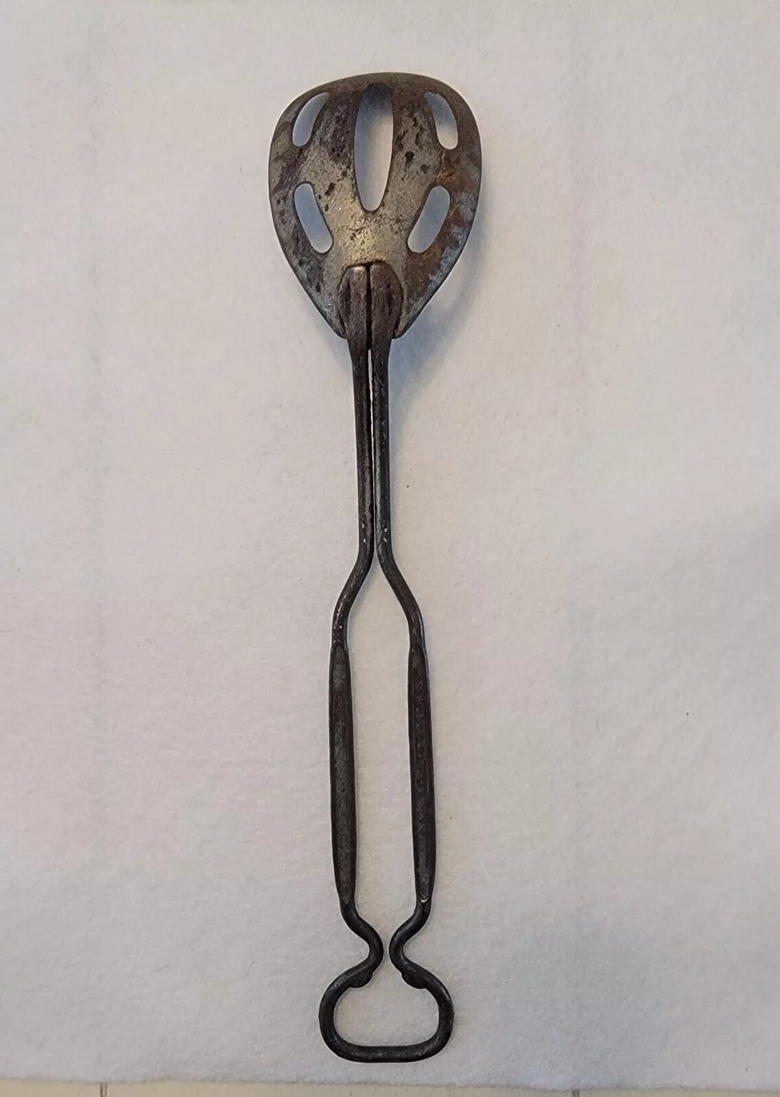 Antique 1914 Advertising Spoon / Bottle Opener - Wm. F. Burhenn Plumbing Heating