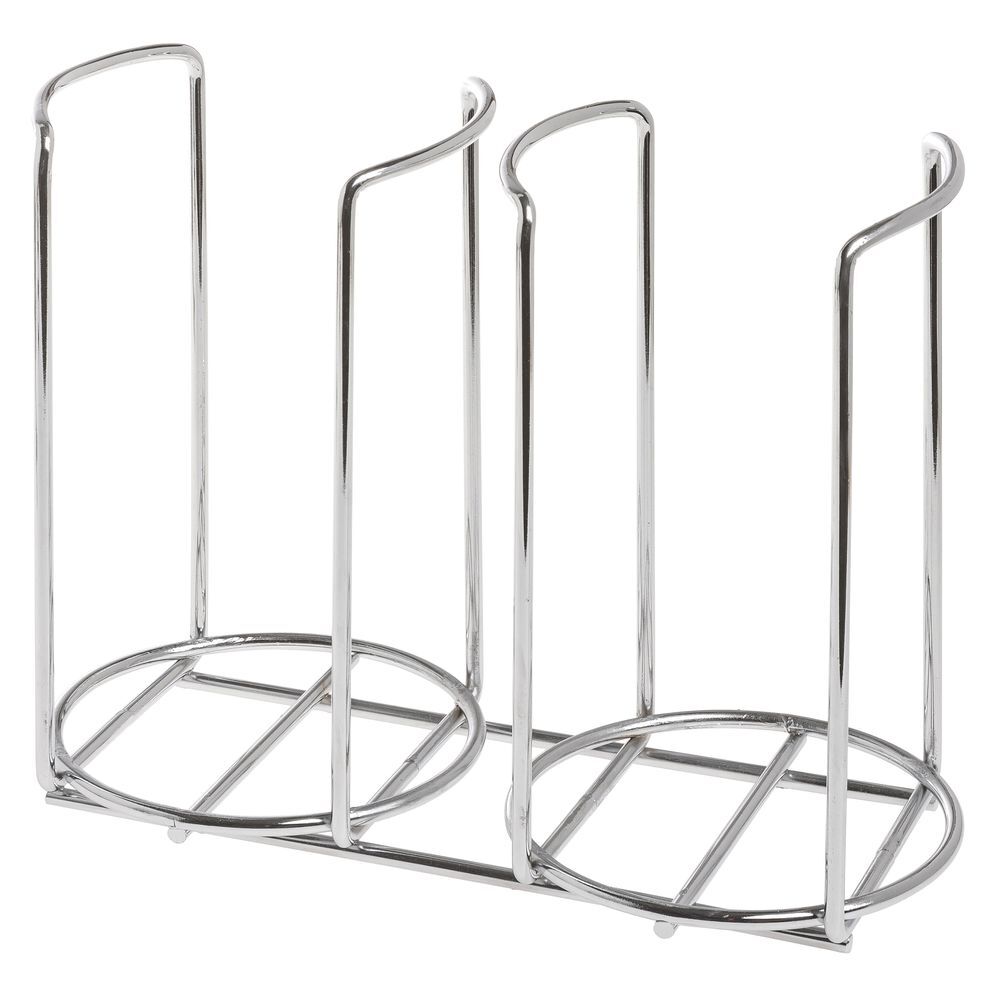 HUBERT® Wire Two Cup/Lid Holder - Chrome