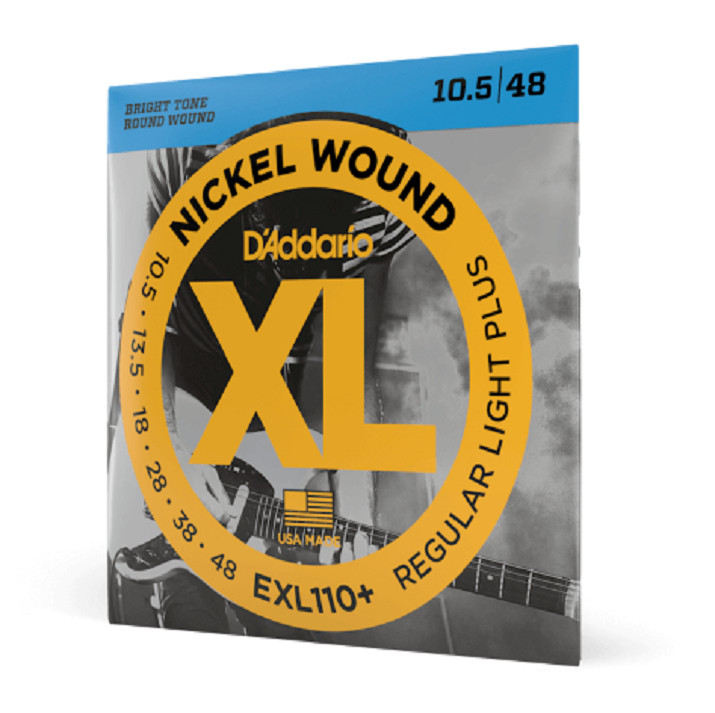 EXL110+ Regular Light Plus 10.5-48 Electric Guitar Strings D'Addario