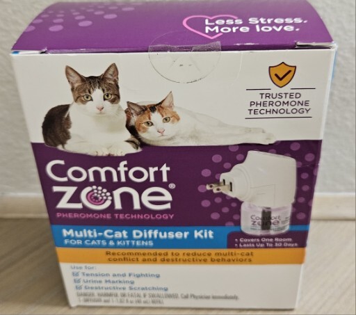 Comfort Zone Multi-Cat Diffuser Kit For Cats and Kittens